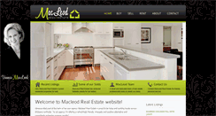 Desktop Screenshot of macleodrealestate.com